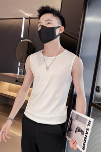 2025夏季新款男士纯色背心青少年健身运动吸汗打底衫C203-8832P28图片