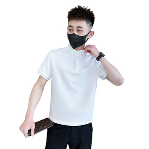 社会小伙夏季男士纯色polo衫翻领短袖t恤潮流体恤C208-8881-特P38图片