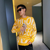 精神小伙冬季男士加厚保暖针织衫圆领提花毛衣C203-5101特P68控98，男装针织衫/毛衣，电商C208