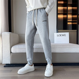 精神小伙秋冬季男士束脚运动裤时尚潮流印花卫裤男C203-6721-P68，男装休闲裤，电商C208