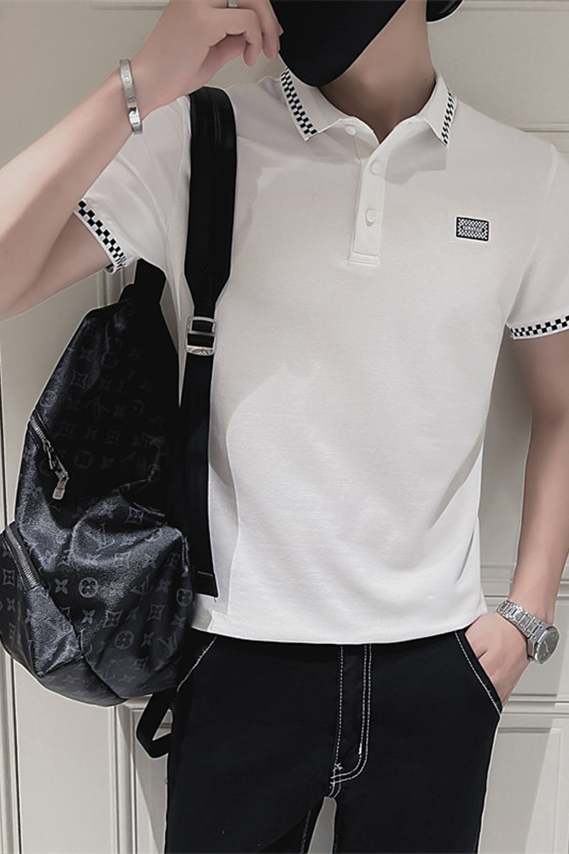 夏季男士休闲商务短袖Polo衫时尚百搭翻领修身T恤C203-8807-P58,男装T恤,电商C208