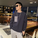 2026男士新款长袖卫衣精神小伙圆领套头潮流上衣C203-5215P68控98，男装卫衣，电商C208