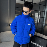 克莱因蓝棉服男款冬季加厚无肩线棉衣外套晋江面包服1070-P118，男装棉衣，电商C208