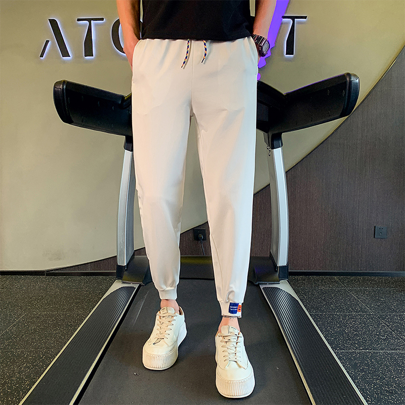 社会小伙春夏季男士束脚休闲裤时尚潮流运动九分裤C203-6731-P48，男装休闲裤，电商C208