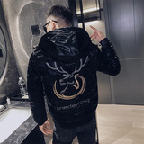 社会小伙冬季潮流亮面短款羽绒服男士外套C203-5132-特P168-控228，男装羽绒服，电商C208