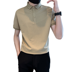 时尚百搭青年男士商务Polo衫2025夏季新款短袖t恤C208-8878-特P45图片
