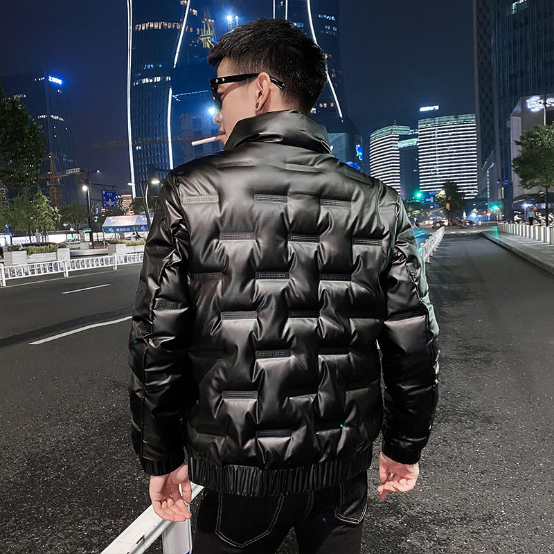 社会小伙冬季潮流短款羽绒服轻薄男士立领外套C203-5122P160控228,男装羽绒服,电商C208