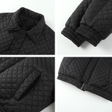 2022黑色短款立领棉夹克时尚休闲男士秋冬季流行外套男C203-1060，男装夹克，电商C208