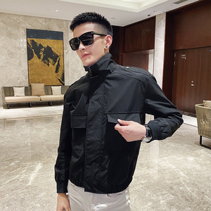 精神小伙2026秋季新款男士立领工装夹克休闲外套C203-5072P60控88，男装夹克，电商C208