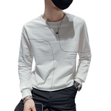 精神小伙春秋季男士圆领套头卫衣青年长袖上衣C203-5212-P58控78，男装卫衣，电商C208