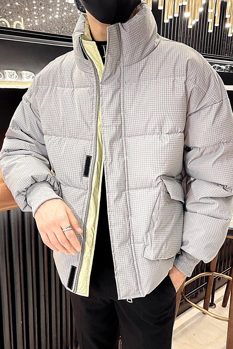 精神小伙冬季男士立领棉衣男加厚夜光休闲棉服C203-1034P128控168,男装棉衣,电商C208