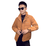 焦糖色羽绒服男士短款2025年冬季新款高级感青年保暖外套1081P178，男装羽绒服，电商C208