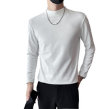 2025秋冬季男士新款纯色卫衣韩版修身百搭长袖打底衫C203-8833P48，男装T恤，电商C208