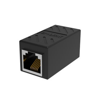 电话线对接头 RJ11连接头直通头 电话水晶头连接器延长 6P6C直通