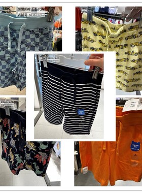 Gap男童纯棉休闲短裤春季新款童装运动裤824589/584017/671575