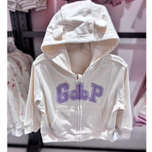 Gap男女幼童logo立体耳朵连帽卫衣儿童装外套687678