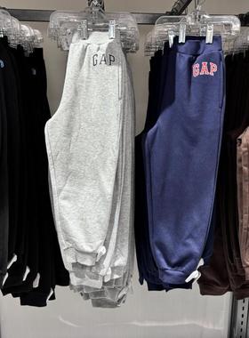 Gap男童秋季新款抓绒卫裤794438儿童束脚裤448298/446310/641850