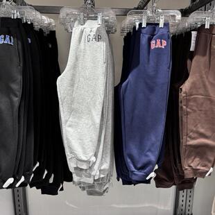 Gap男童秋季新款抓绒卫裤794438儿童束脚裤448298/446310/641850