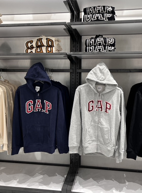 【雪糕系列】Gap男女装LOGO法式圈织软卫衣无绒853131情侣连帽衫