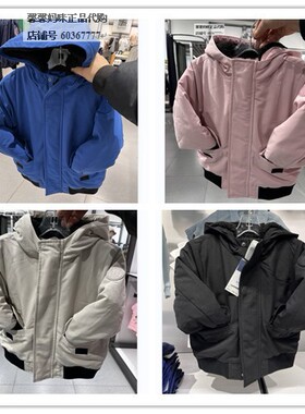 现货Gap男女幼童大童冬季连帽羽绒服儿童装运动厚外套439970