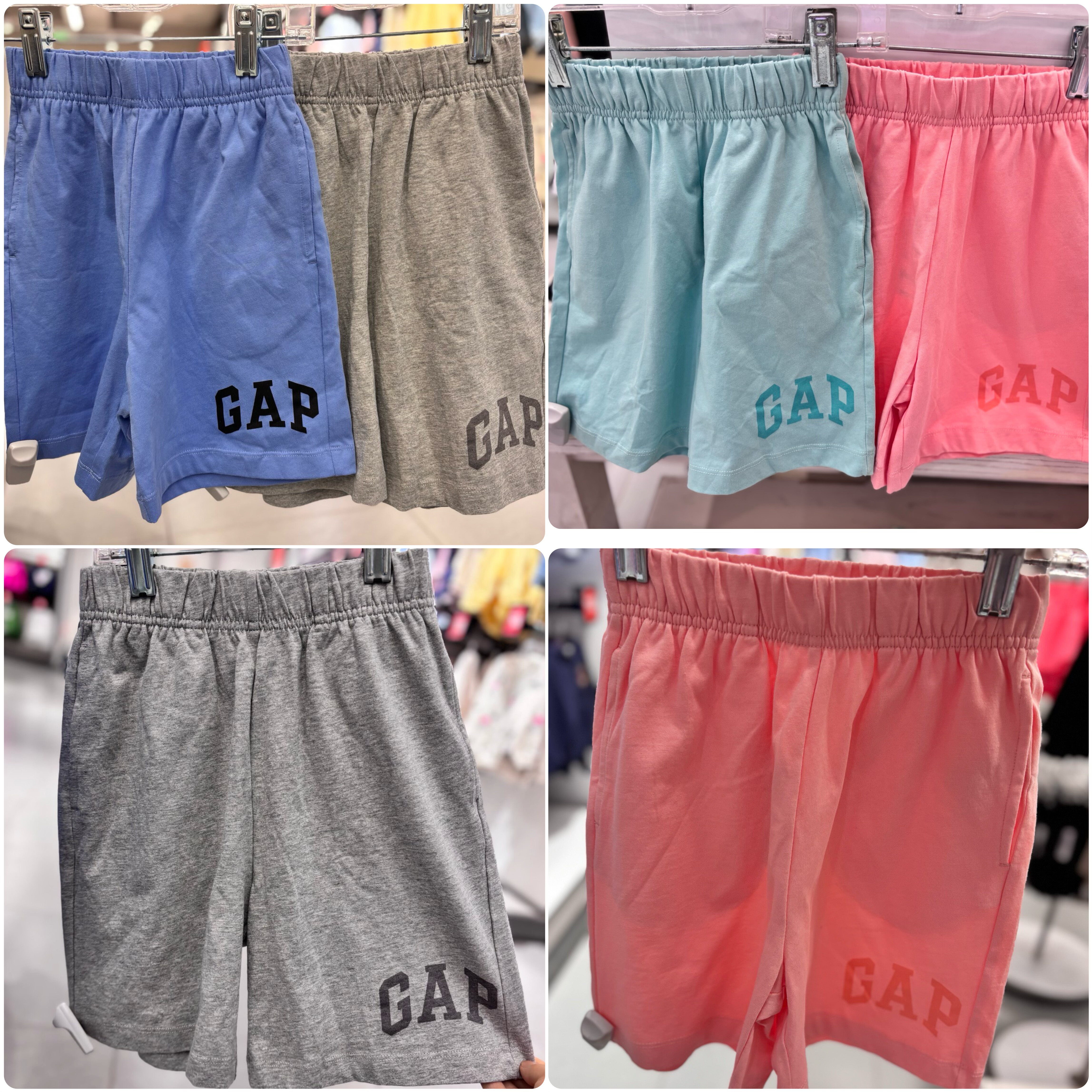 国内代购Gap男女童LOGO运动短裤夏新款童装百搭卫裤761955/762909
