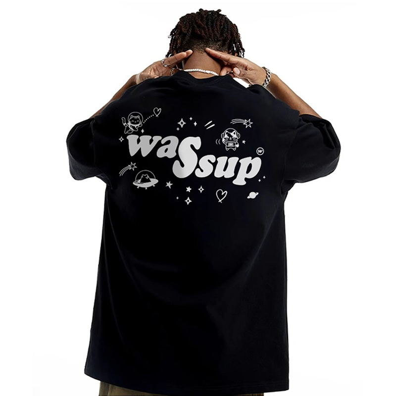 WASSUPHEODS国潮牌短袖T恤休闲