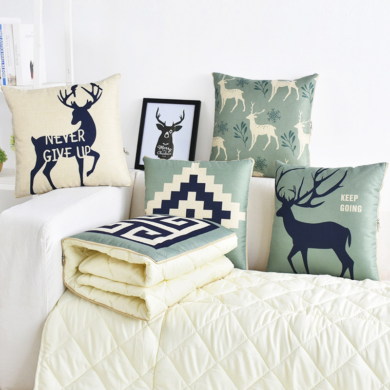 床头靠背垫可爱护腰靠垫毯子卡通椅子腰垫车载靠枕头被子两用抱枕在类目 居家布艺, 靠垫/抱枕中 - 来自Buy2taobao.com提供专业的淘宝代购服务