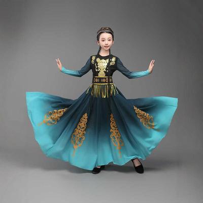 古丽维吾尔族儿童新疆舞舞蹈服