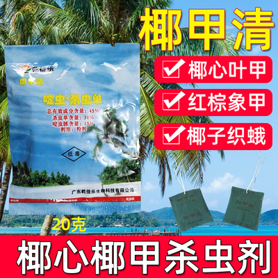 椰甲清椰心叶甲红棕象甲