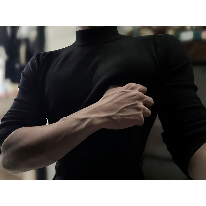 男人最赢荡的衣服半高领德绒打底衫秋冬季人夫感修身显瘦长袖t恤,男装,T恤,淘宝优惠券,粉丝福利购,淘宝优惠卷