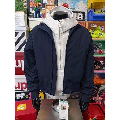 美式短款bomber飞行棉服