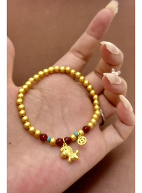 中古钱币小马驹手链女时尚高级感百搭设计手串独特轻奢手饰