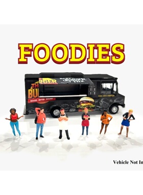 AD1:64 美食家 快餐车 FIGURES FOODIES 64531合金人偶模型场景