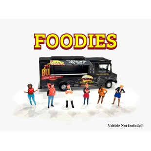 AD1:64 美食家 快餐车 FIGURES FOODIES 64531合金人偶模型场景