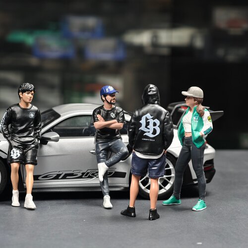 AD1/18 LB NATION libertywalk树脂人偶汽车模型场景摆件