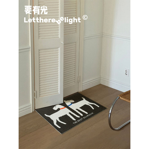 至臻守护小狗丝圈入户垫门厅脚垫防尘垫耐脏好打理猫抓垫猫砂垫