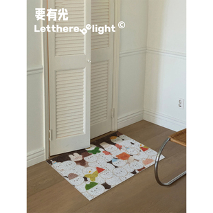 地毯门厅脚垫防尘垫耐脏好打理 丝圈入户地垫 圣诞 万圣节特别款