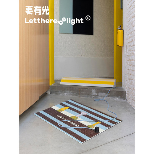 要有光原创简约丝圈入户垫门厅脚垫防尘垫耐脏好打理猫抓垫猫砂垫