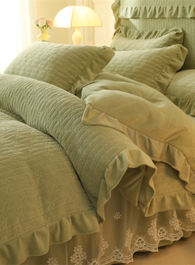 秋冬天紫色牛奶绒加棉2米2x2米4 2米x2米3 1米5被套毛毯两用夹棉