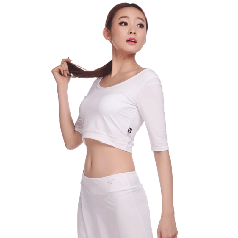 2024女春夏三件套气质舞蹈服跑步健身房专业灯笼裤瑜伽服运动套装