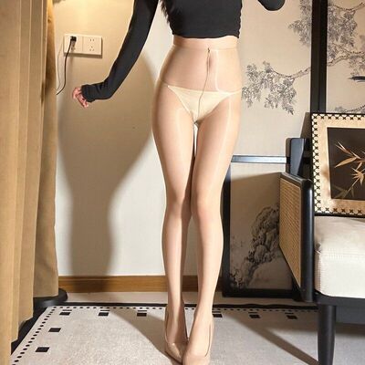 花木妍H199 H197丝袜腰丝小小开裆舞蹈袜子640针极光油量任意剪