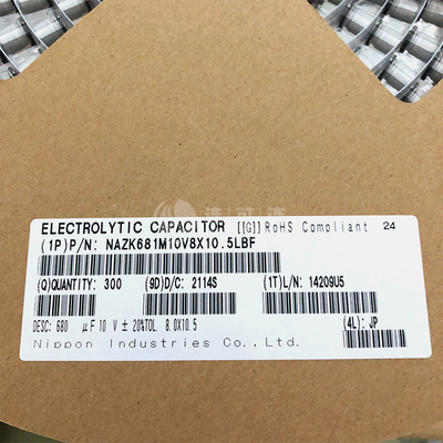 NAZK681M10V8X10.5LBF NIC Components IC 现货供应