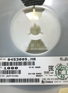 0453005.MR Littelfuse 电路保护 现货供应