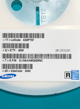 CL10A476MQ8QRNC Samsung 多层陶瓷电容器 现货供应