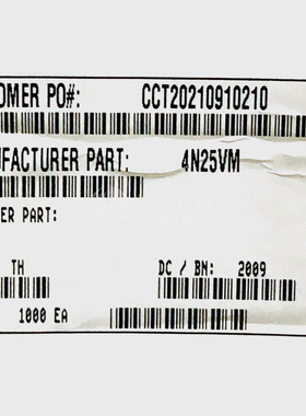 4N25VM Onsemi 晶体管输出光电耦合器 现货供应