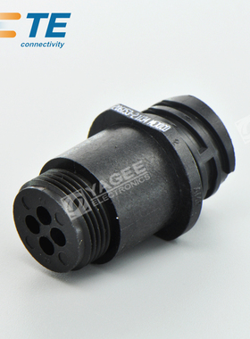 206153-2 TYCO 泰科TE 安普AMP 圆形连接器 接插件外壳 黑色 现货