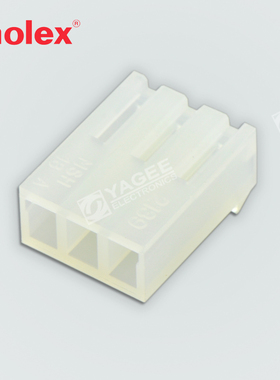 0950-3031 09-50-3031 09503031莫仕molex连接器 3P 塑壳 插座