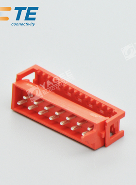 8-215083-4 TYCO泰科TE安普AMP连接器 红色14位 2.54 mm原装现货