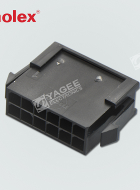 43020-1200 430201200莫仕molex 连接器 接插件12P黑色线对线外壳