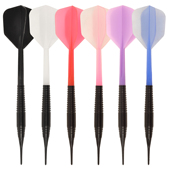 训练塑料胶头标安全飞标针送镖头 飞镖一体式 东业飞镖 18克软式